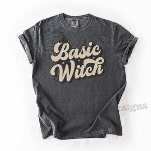 Basic Witch Halloween Shirt, Comfort Colors Halloween Shirt